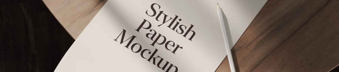 Simple Letterhead Mockup