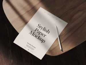 Simple Letterhead Mockup