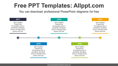 Simple Line Banner PowerPoint diagram