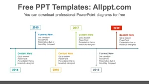 Simple line PowerPoint Diagram Template