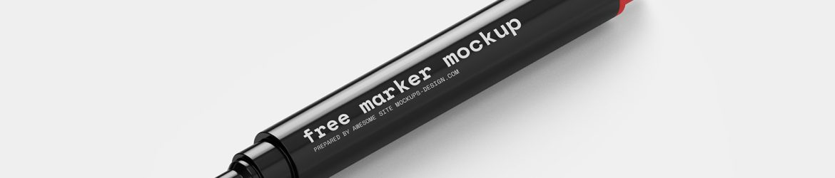 Simple marker mockup