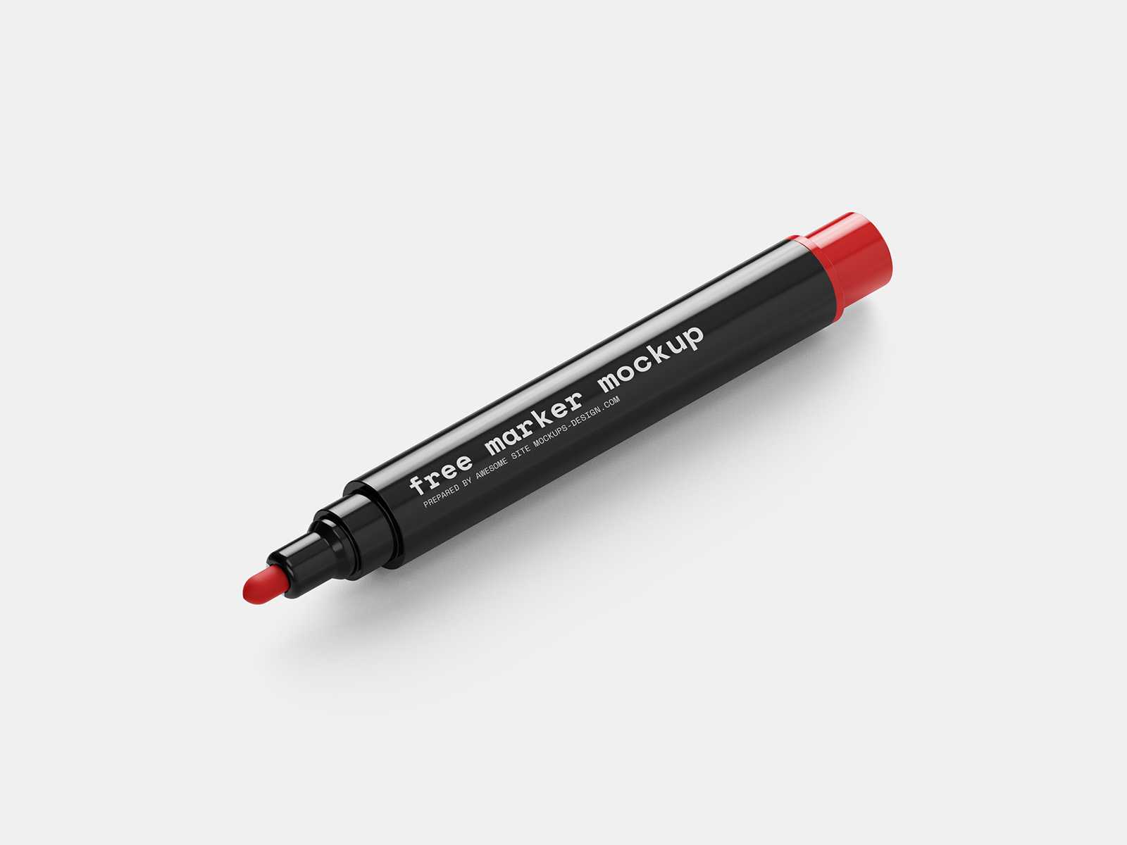 Simple marker mockup