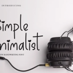 Simple Minimalist Font