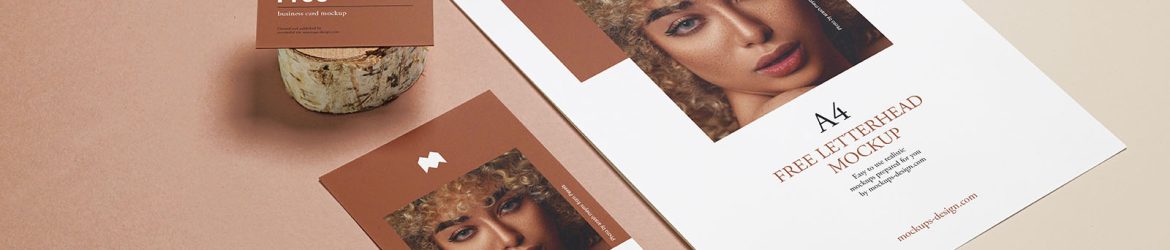 Simple photorealistic stationery mockup - Instant Download