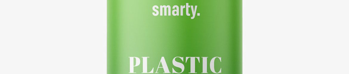 Simple plastic bottle mockup