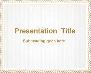 Simple PowerPoint Design Template