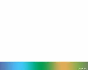 Simple PPT Colored Footer PowerPoint Template