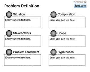 Simple Problem Definition PowerPoint Template