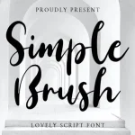 Simple Script Font