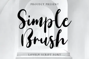 Simple Script Font