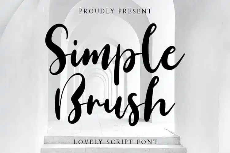 Simple Script Font