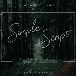 Simple Script typeface