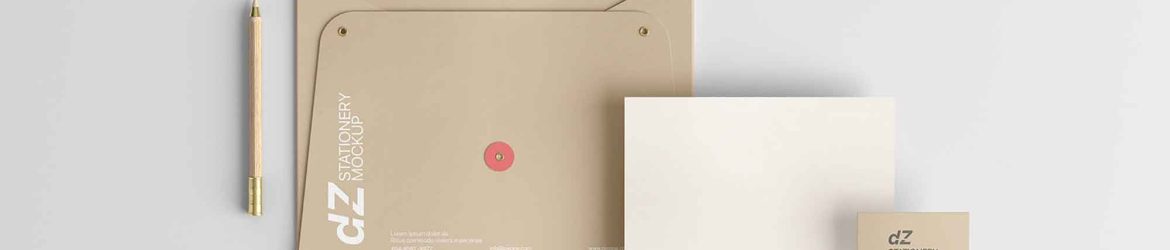 Simple Stationery Mockup (PSD)