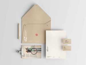 Simple Stationery Mockup (PSD)