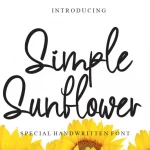 Simple Sunflower Font