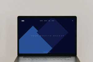 Simple Website Mockup