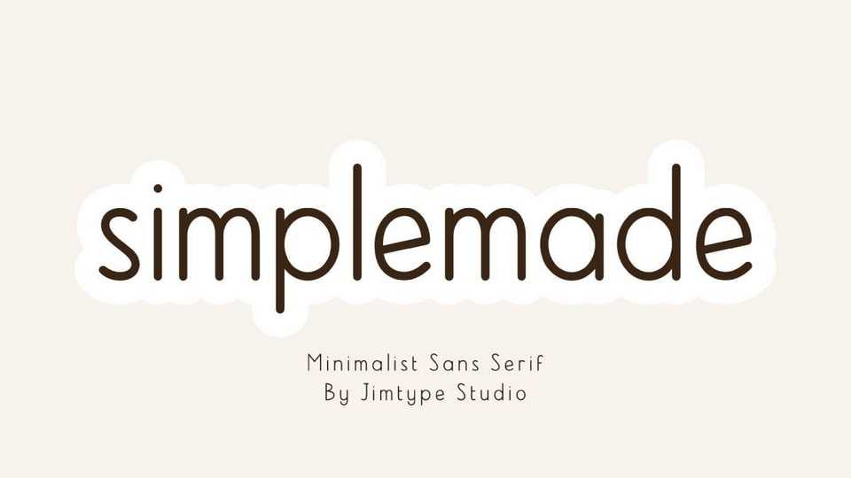 Simplemade Font › Fontesk