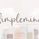 Simplemind Modern Handwritten Font
