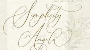 Simplicity Angela Script › Fontesk