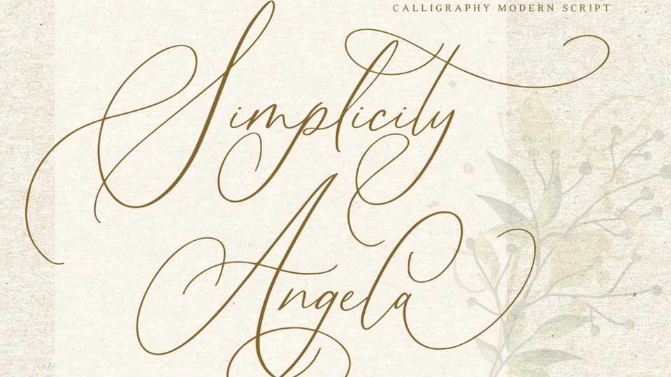 Simplicity Angela Script › Fontesk