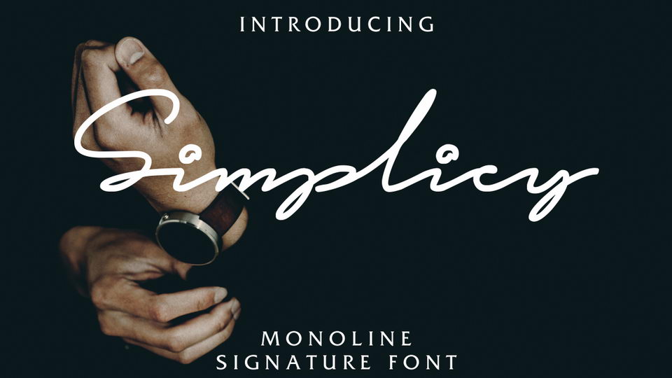 Simplicity Script Font › Fontesk
