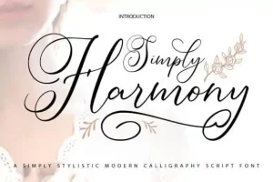 Simply Harmony Calligraphy Font