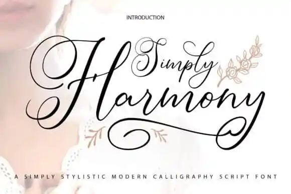 Simply Harmony Calligraphy Font
