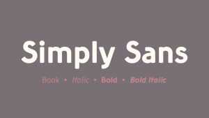 Simply Sans Font Family › Fontesk
