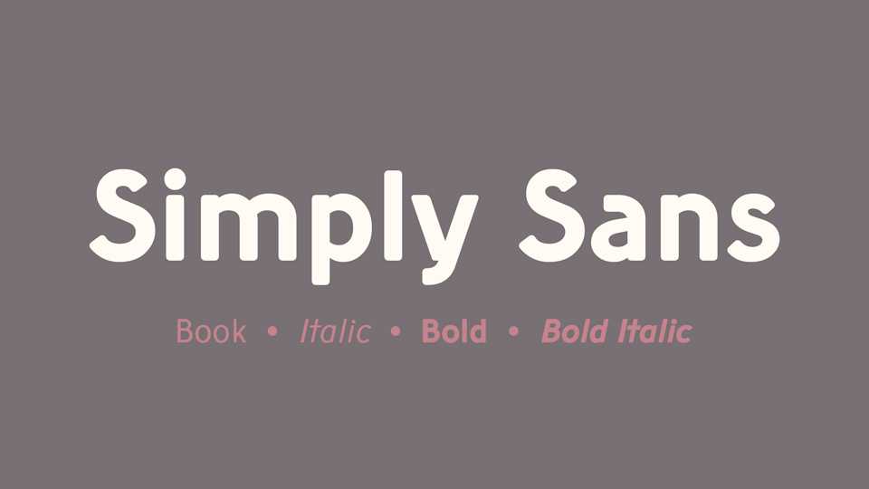 Simply Sans Font Family › Fontesk