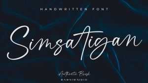 Simsatigan Font › Fontesk