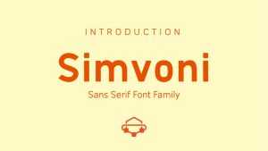 Simvoni Font Family › Fontesk