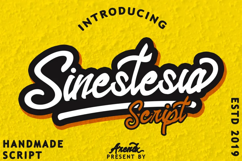 Sinestesia Script Font