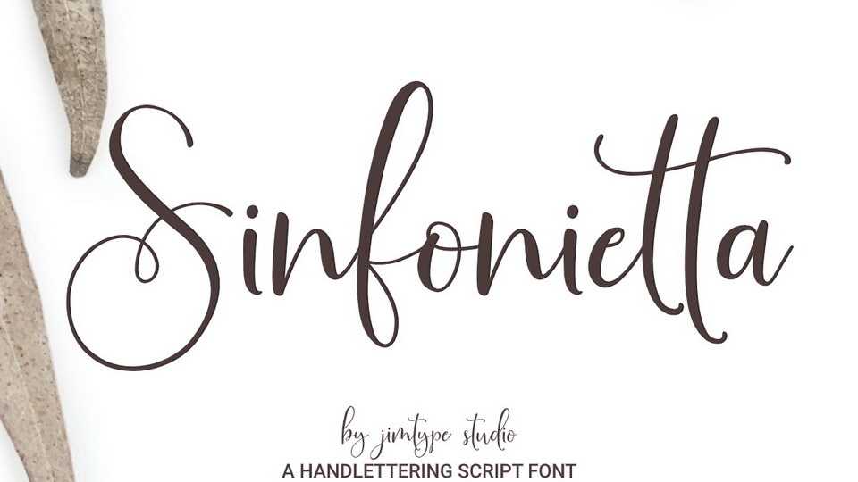 Sinfonietta Script Font › Fontesk