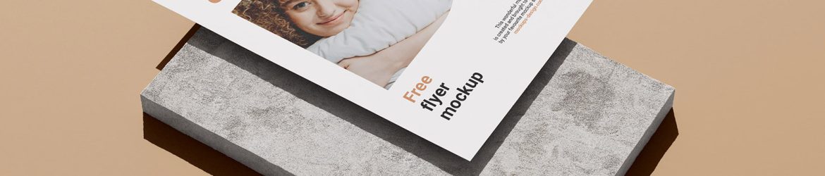 Single 5,5x8,5 in flyer mockup - Instant Download