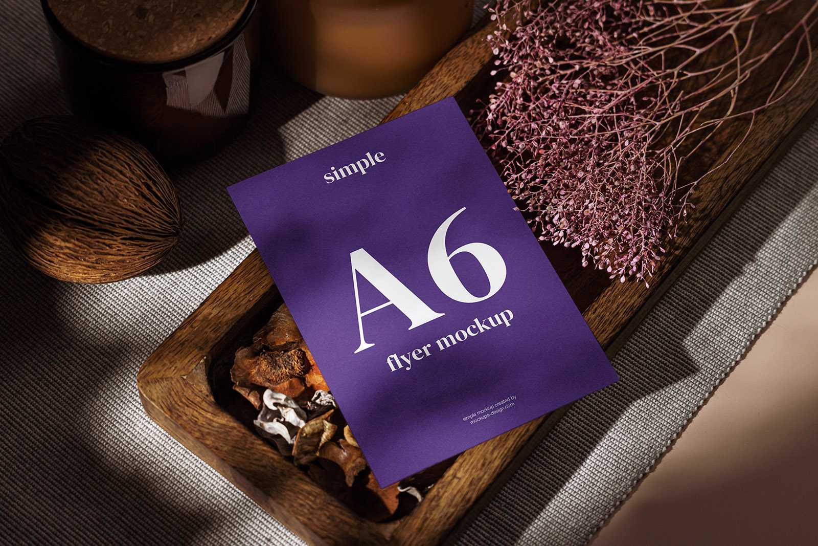Single A6 Flyer mockup