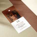 Single DL flyer with some cardboard mockup