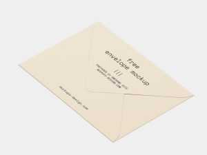 Single envelope mockup