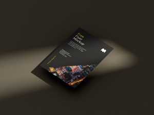 Single flyer mockup - Instant Download