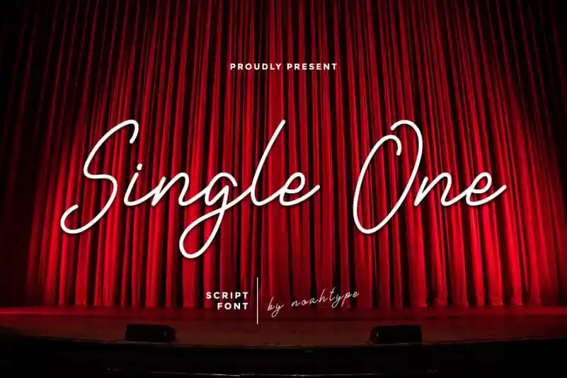 Single One Handwriting Font