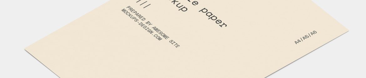 Single paper