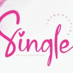 Single Script Font