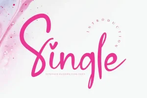 Single Script Font