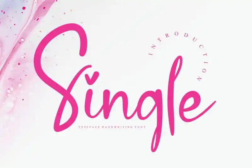 Single Script Font