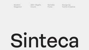 Sinteca Font Family › Fontesk