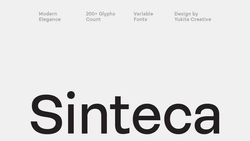 Sinteca Font Family › Fontesk