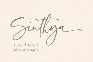 Sinthya Script Font