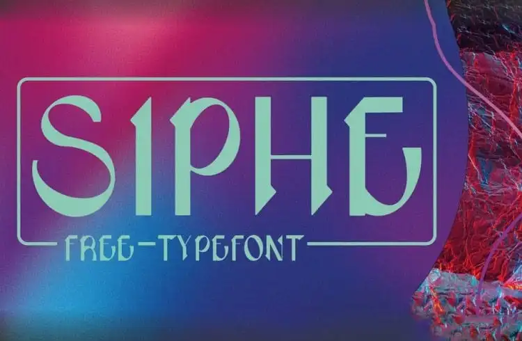 Siphe Display Font