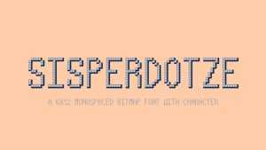 Sisperdotze Font Family › Fontesk