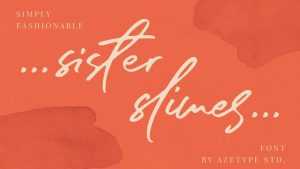 Sister Slimes Font › Fontesk