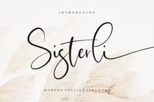 Sisterli Calligraphy Font